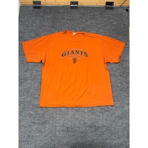 Vintage 2005 San Francisco Giants CSA Graphic T-Shirt Orange Mens 2XL MLB SF